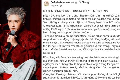 Ê-kíp của Anh Tài Cheng xin lỗi sau làn sóng chỉ trích, nam ca sĩ trấn an fan