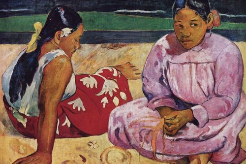 Bố cục táo bạo trong bức tranh về Tahiti của Gauguin