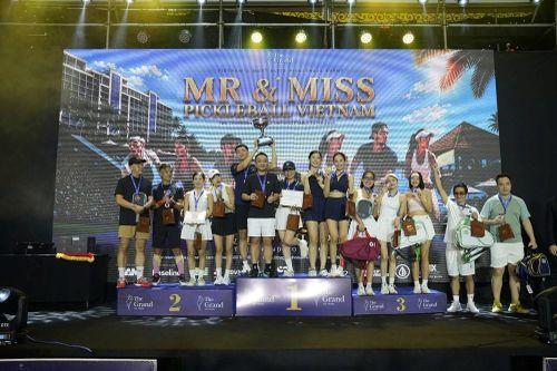 Giải Mr & Miss Pickleball Vietnam 2026 tìm ra nhà vô địch đồng đội, kết thúc thành công tốt đẹp