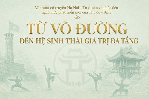 Võ thuật cổ truyền Hà Nội - Từ di sản văn hóa đến nguồn lực phát triển mới của Thủ đô: Bài 3 - Từ võ đường đến hệ sinh thái đa tầng