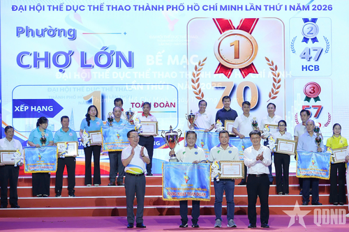 Đại hội Thể dục thể thao TP Hồ Chí Minh lần thứ I diễn ra sôi nổi, ý nghĩa