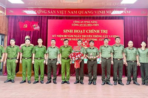 Công an xã Hòa Tiến đạt nhiều kết quả tích cực trên các mặt công tác 6 tháng đầu năm
