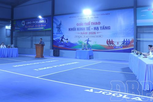 Khối thi đua Kinh tế - Hạ tầng khai mạc Giải thể thao năm 2026