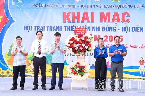 Tu Vũ khai mạc Hội trại thanh thiếu niên nhi đồng hè 2026