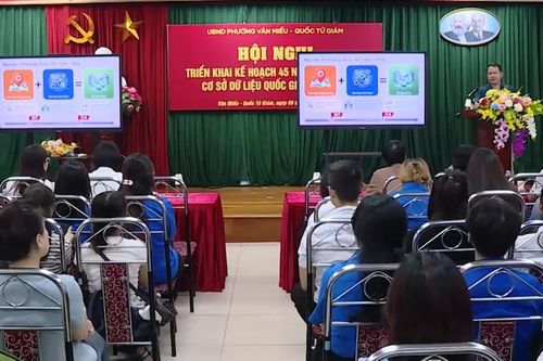 Phường Văn Miếu - Quốc Tử Giám tập huấn 'làm sạch' dữ liệu đất đai