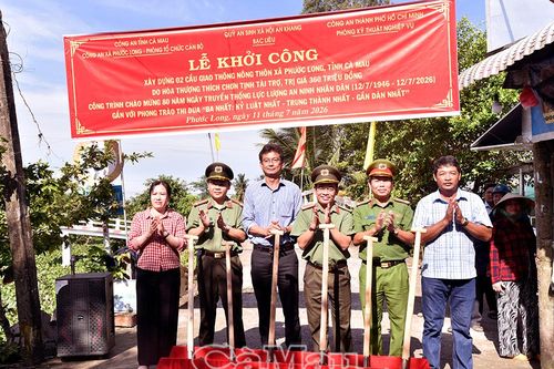 Khởi công xây dựng 2 cầu nông thôn tại xã Phước Long