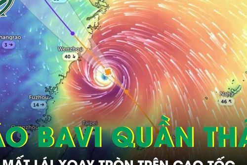 Bão Ba Vì quần thảo Đài Loan (Trung Quốc): Kinh hoàng khoảnh khắc ô tô xoay gần 360 độ trên cao tốc