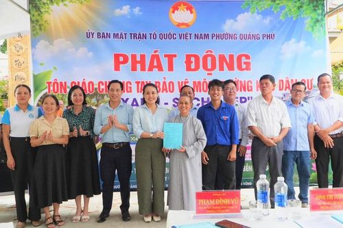 Đà Nẵng: Chung tay xây dựng khu dân cư xanh, sạch, đẹp từ mô hình tôn giáo