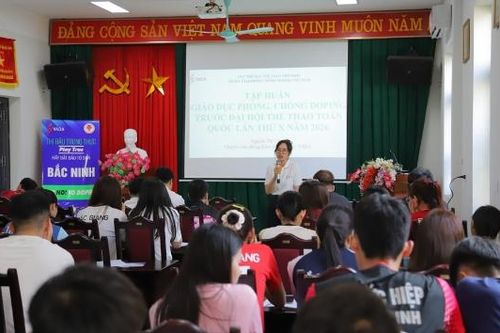 Bắc Ninh: Tập huấn giáo dục phòng, chống Doping trước Đại hội Thể thao toàn quốc lần thứ X năm 2026