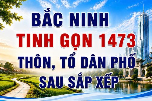 Bắc Ninh: Tinh gọn 1473 thôn, tổ dân phố sau sắp xếp