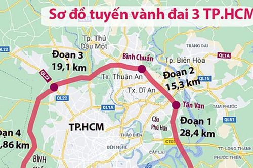 TP.HCM đề xuất 68.000 tỷ đồng nâng cấp Vành đai 3 lên 8 làn xe cao tốc