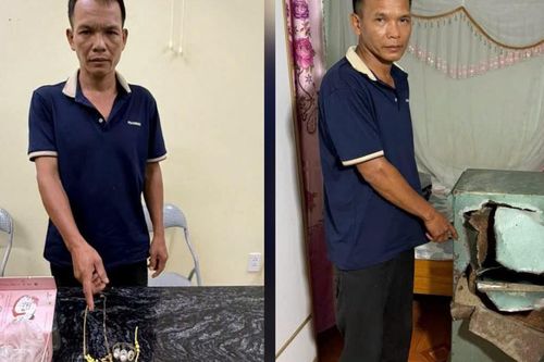 Lẻn vào nhà người quen, đục két sắt lấy trộm 1 cây vàng