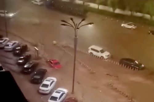 Cảnh tượng tê liệt ở Trung Quốc khi bão Bavi đổ bộ