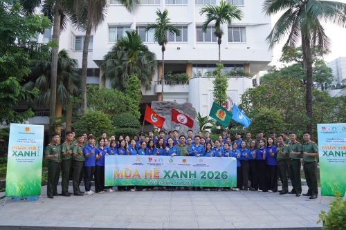 Tuổi trẻ HUC xuất quân Chiến dịch 'Mùa hè xanh 2026':Mang yêu thương đến với vùng cao Tả Củ Tỷ