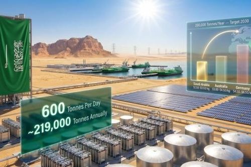 Ả Rập Xê-út tập trung xuất khẩu hydro xanh