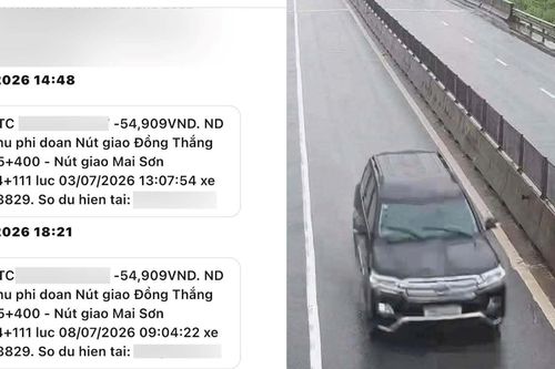 Chủ xe Lexus liên tục bị trừ tiền tài khoản ETC vì bị Land Cruiser gắn biển giả