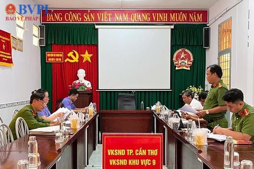 VKSND Khu vực 9 TP Cần Thơ chủ trì họp liên ngành giải quyết án