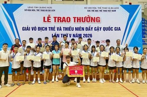 Bắc Ninh xếp thứ Nhất toàn đoàn tại Giải Vô địch trẻ và Thiếu niên đẩy gậy quốc gia