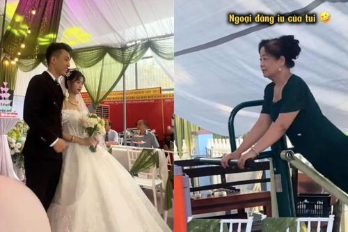 Clip bà ngoại vừa ăn cưới vừa tập thể dục khiến dân mạng phục lăn