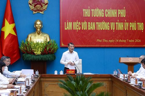 Thủ tướng Lê Minh Hưng: Phú Thọ phấn đấu đạt và vượt mục tiêu tăng trưởng 11%