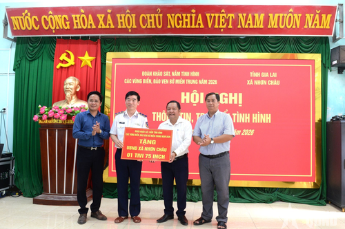 Cảnh sát biển Việt Nam tổ chức nhiều hoạt động ý nghĩa tại xã đảo Nhơn Châu