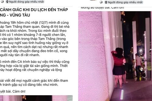 Du khách phản ánh bị nhóm dàn cảnh cướp giật dây chuyền, Vũng Tàu chỉ đạo khẩn