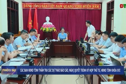 Các ban HĐND tỉnh thẩm tra các dự thảo báo cáo, nghị quyết trình Kỳ họp thứ tư, HĐND tỉnh khóa XVI