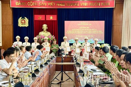 Công bố giải thể Đồn Công an Khu công nghiệp Bá Thiện