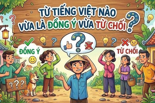 Từ tiếng Việt nào vừa là đồng ý vừa từ chối?