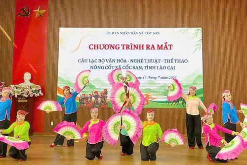 Cốc San đẩy mạnh phong trào văn hóa, văn nghệ, thể thao gắn với phát triển du lịch