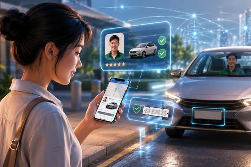 Đặt xe công nghệ đúng cách