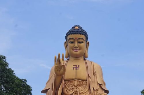 Chiêm bái Đại tượng Phật A Di Đà cao 72m tại chùa Khai Nguyên, Hà Nội