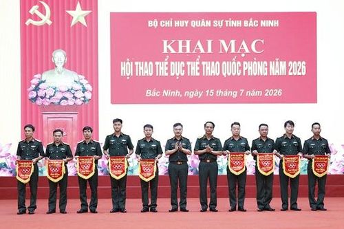 Bắc Ninh: Khai mạc hội thao thể dục thể thao quốc phòng