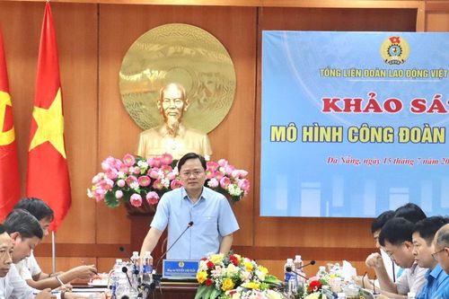 Tổng Liên đoàn Lao động Việt Nam khảo sát mô hình công đoàn liên xã tại xã Nam Phước