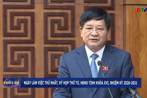 Ngày làm việc thứ nhất kỳ họp thứ tư, HĐND tỉnh khóa XVI, nhiệm kỳ 2026 - 2031
