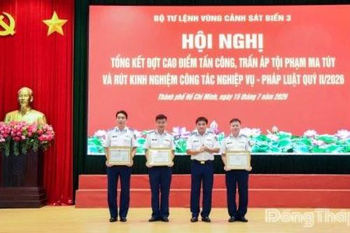 Bộ Tư lệnh Vùng Cảnh sát biển 3: Kiên quyết đấu tranh với các loại tội phạm, vi phạm pháp luật