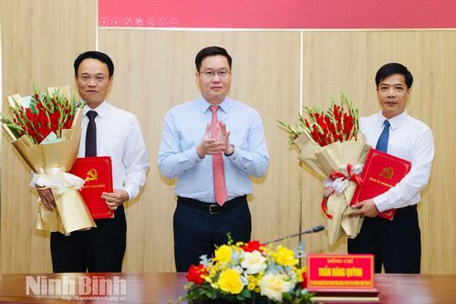 Công bố Quyết định của Ban Thường vụ Tỉnh ủy về công tác cán bộ