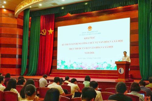 76 thí sinh vào vòng 2 kỳ thi tuyển dụng công chức Vụ Văn hóa và Xã hội năm 2026