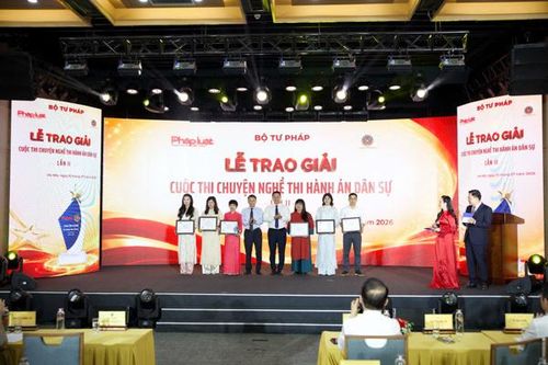 36 tác phẩm đoạt giải cuộc thi 'Chuyện nghề Thi hành án dân sự' lần thứ II