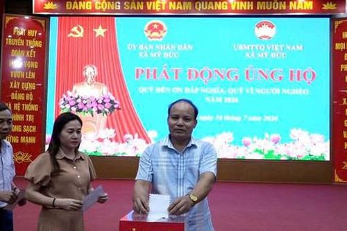Xã Mỹ Đức: Chung tay thực hiện các chính sách an sinh xã hội