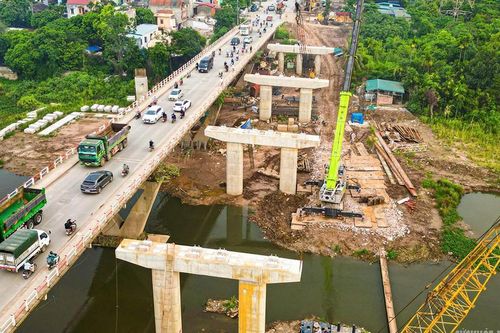Lộ diện cầu Mai Lĩnh mới sau gần một năm thi công