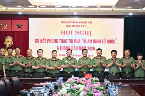 Cụm thi đua số 5 Công an Hà Nội lấy hiệu quả làm thước đo thực chất công việc