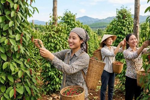 Giá hồ tiêu hôm nay 16.7.2026: Giữ ổn định ở mức cao