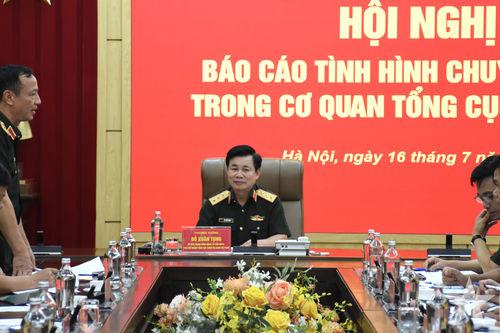 Đẩy nhanh tiến độ các dự án chuyển đổi số trong Cơ quan Tổng cục Chính trị