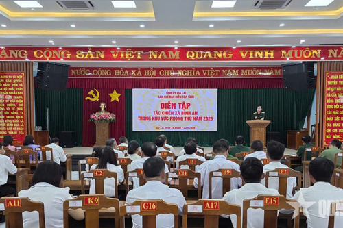 Gia Lai: Diễn tập tác chiến xã Bình An