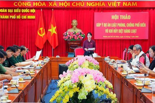 Cần sớm ban hành Luật Phòng, chống phổ biến vũ khí hủy diệt hàng loạt