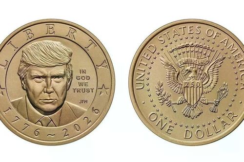 Bất chấp tranh cãi, Mỹ sẽ phát hành tiền xu 1 USD mang chân dung Tổng thống Trump