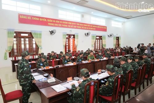 Khai mạc diễn tập tác chiến trong khu vực phòng thủ kết hợp phòng thủ dân sự xã Khánh Vĩnh năm 2026