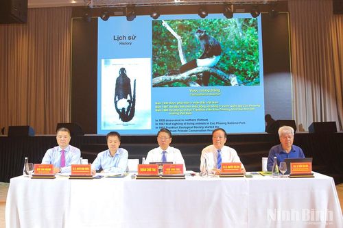 Hội thảo quốc tế 'Đánh giá các giá trị nổi bật toàn cầu và định hướng xây dựng Hồ sơ đề cử Di sản thế giới khu Cảnh quan văn hóa - sinh thái Voọc mông trắng Vân Long - Kim Bảng - Tam Chúc'