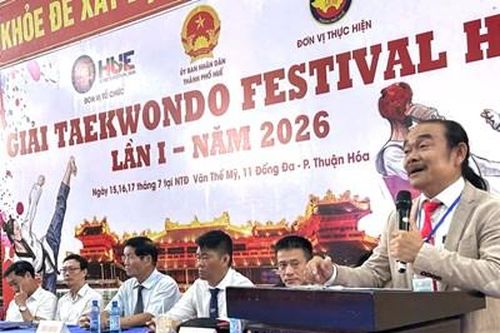 Hue Sport Festival 2026 mở màn bằng giải Taekwondo Festival Huế